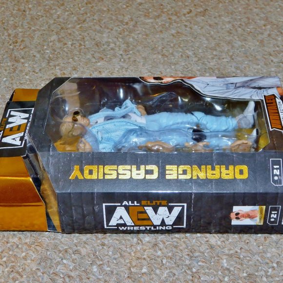 2021 Jazwares AEW Unrivaled Series 3 Orange Cassidy Figure MIB New Wrestling - Picture 3 of 6
